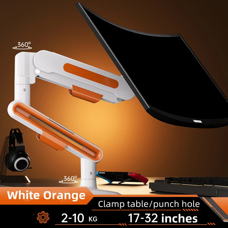 Adjustable Single Monitor Arm 13-32"