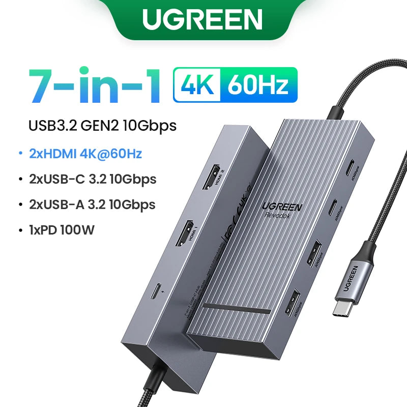 UGREEN USB-C Docking Hub 4K HDMI PD100W