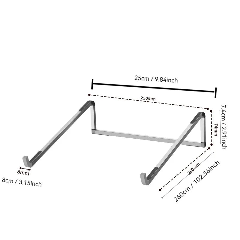 Foldable Aluminum Laptop Stand