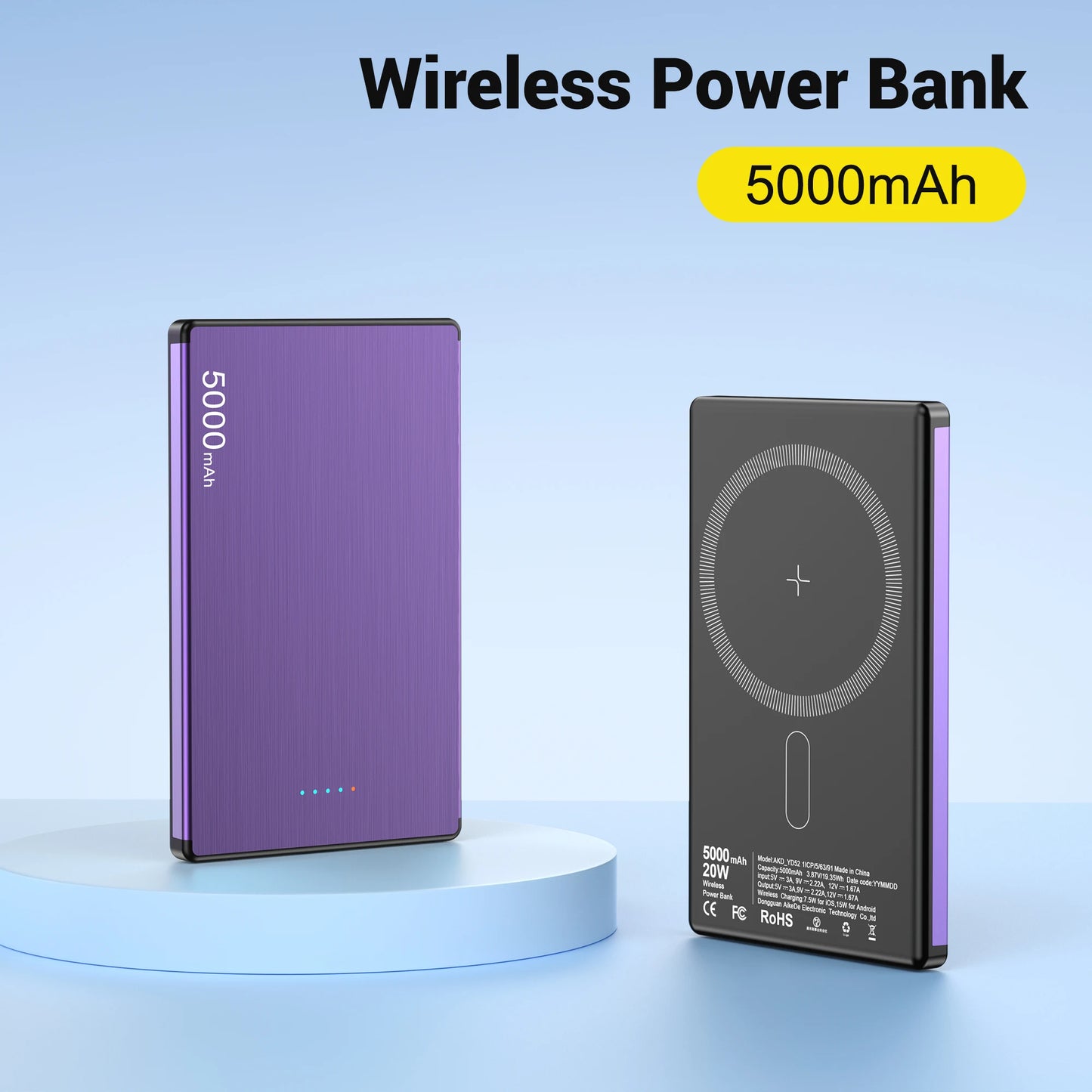 Magnetic Wireless Power Bank 15W