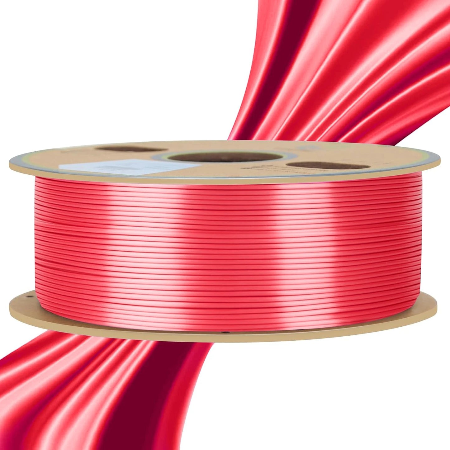 Silk PLA Filament 1.75mm – 250g Shiny Red, Blue, Green, White, Gold, Silver & Black