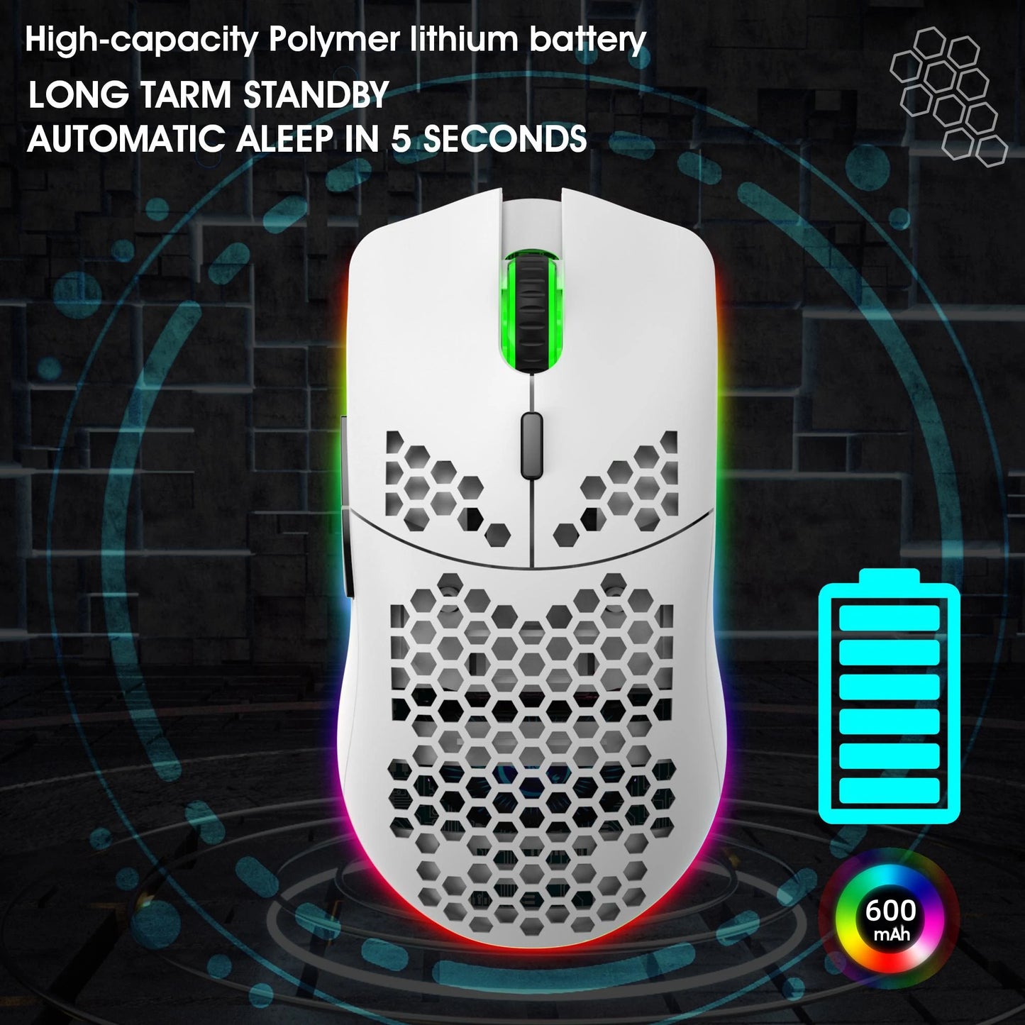 RGB Rechargeable Wireless Mouse