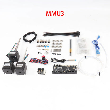 Prusa i3 MK3 / MK3S / MK4 MMU3 Multi-Material Unit Kit – Control Board, PD Motors, FINDA Probe & Cables