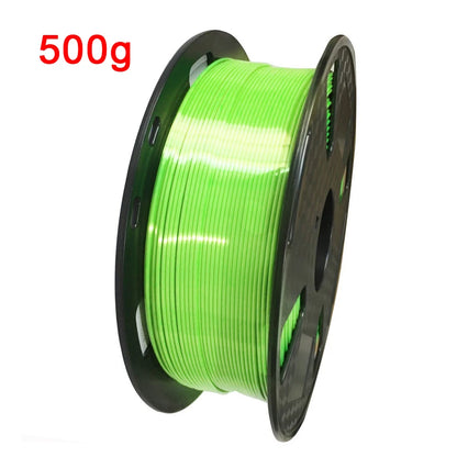 Silk Jade Green PLA Filament 1.75mm – 250g / 500g / 1kg Shiny Smooth for FDM 3D Printers