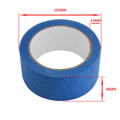 High-Temperature Polyimide & Blue Painters Tape – 48mm x 30m for 3D Printer Heated Bed