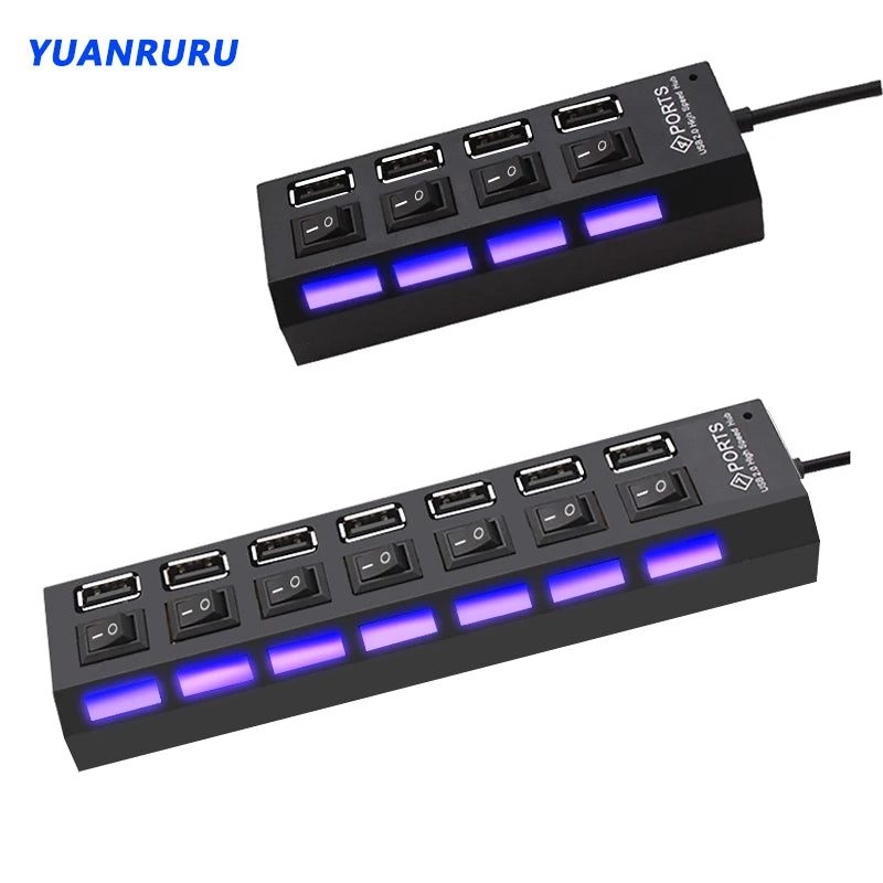 4/7-Port USB Hub