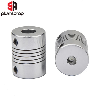Flexible Jaw Coupling Coupler – 5 / 6 / 6.35 / 8 / 10mm Shaft for 3D Printer Stepper Motors