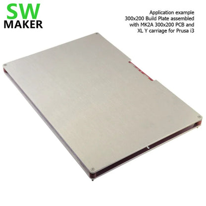 300x200mm Aluminum Heated Bed – RepRap Prusa i3 Upgrade Build Plate Kit