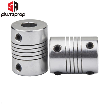 Flexible Jaw Coupling Coupler – 5 / 6 / 6.35 / 8 / 10mm Shaft for 3D Printer Stepper Motors