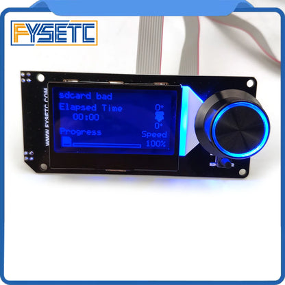 Mini 12864 LCD Display V2.1 – RGB Backlight Screen with SD Card for SKR & 3D Printers