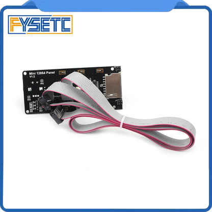Mini 12864 LCD Display V2.1 – RGB Backlight Screen with SD Card for SKR & 3D Printers