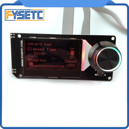 Mini 12864 LCD Display V2.1 – RGB Backlight Screen with SD Card for SKR & 3D Printers