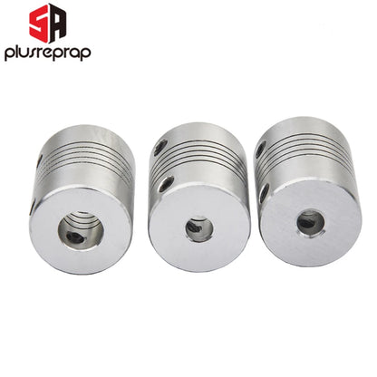 Flexible Jaw Coupling Coupler – 5 / 6 / 6.35 / 8 / 10mm Shaft for 3D Printer Stepper Motors