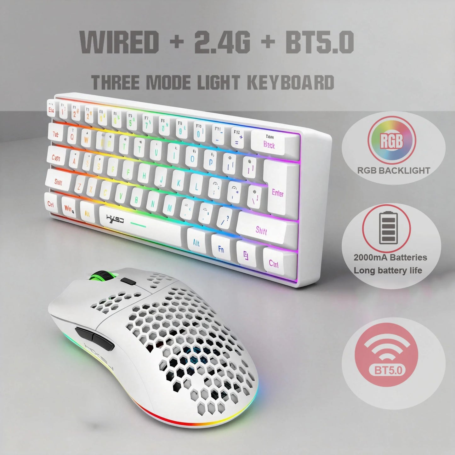 Wireless Keyboard and Mouse Combo