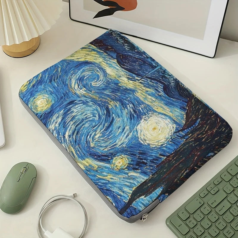 15" Laptop Sleeve (Van Gogh Starry Sky Pattern)