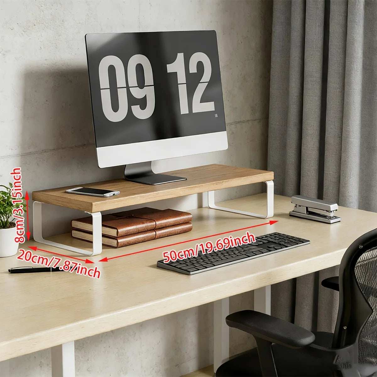 Wooden Monitor Stand
