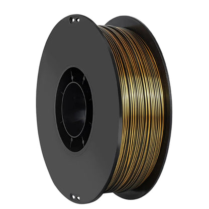 Silk PLA Filament 1.75mm – 1kg Dual Color Black & Gold for FDM 3D Printers