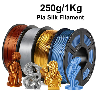 EasyThreed Silk PLA Filament – 1.75mm 250g Shiny Finish