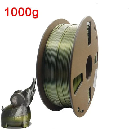EasyThreed Dual Color Silk PLA Filament 1.75mm – 1kg Multicolor for FDM 3D Printers