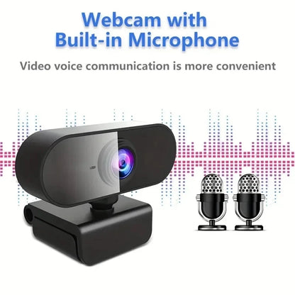 1080p USB Webcam – Full HD Web Camera for PC, OctoPrint & Video Calls