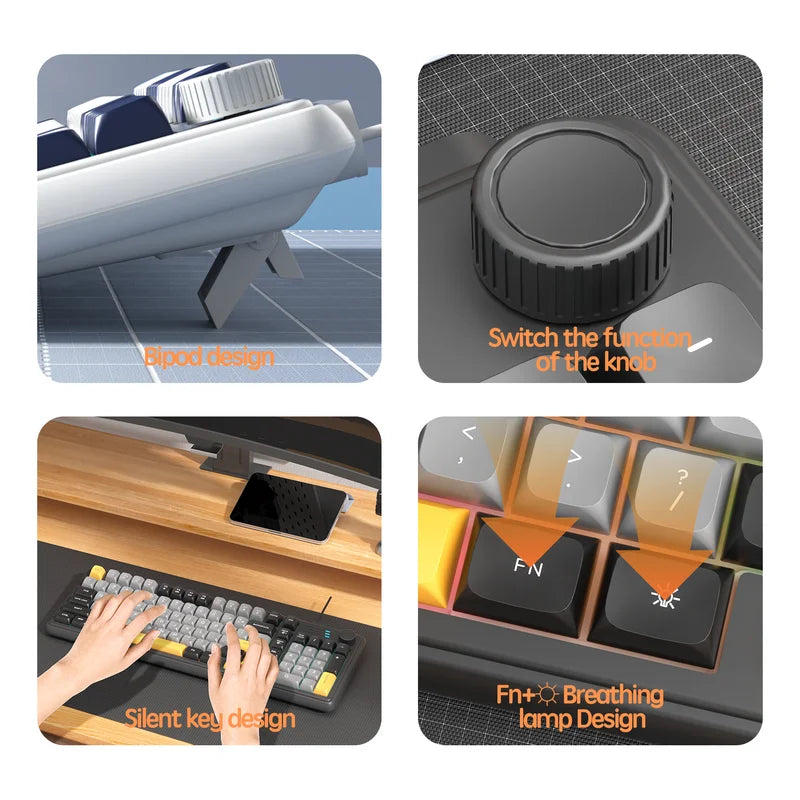 Silent Ergonomic Keyboard