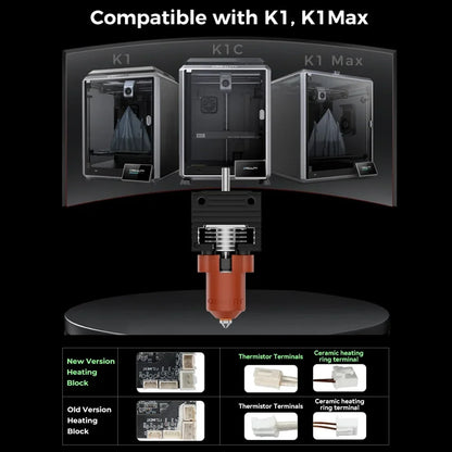 Ceramic Heating Block Kit – High-Temp Hotend Upgrade for FDM Printers