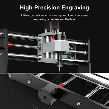 TTC3018 CNC Router & Laser Engraver – Desktop 3-Axis Milling Machine