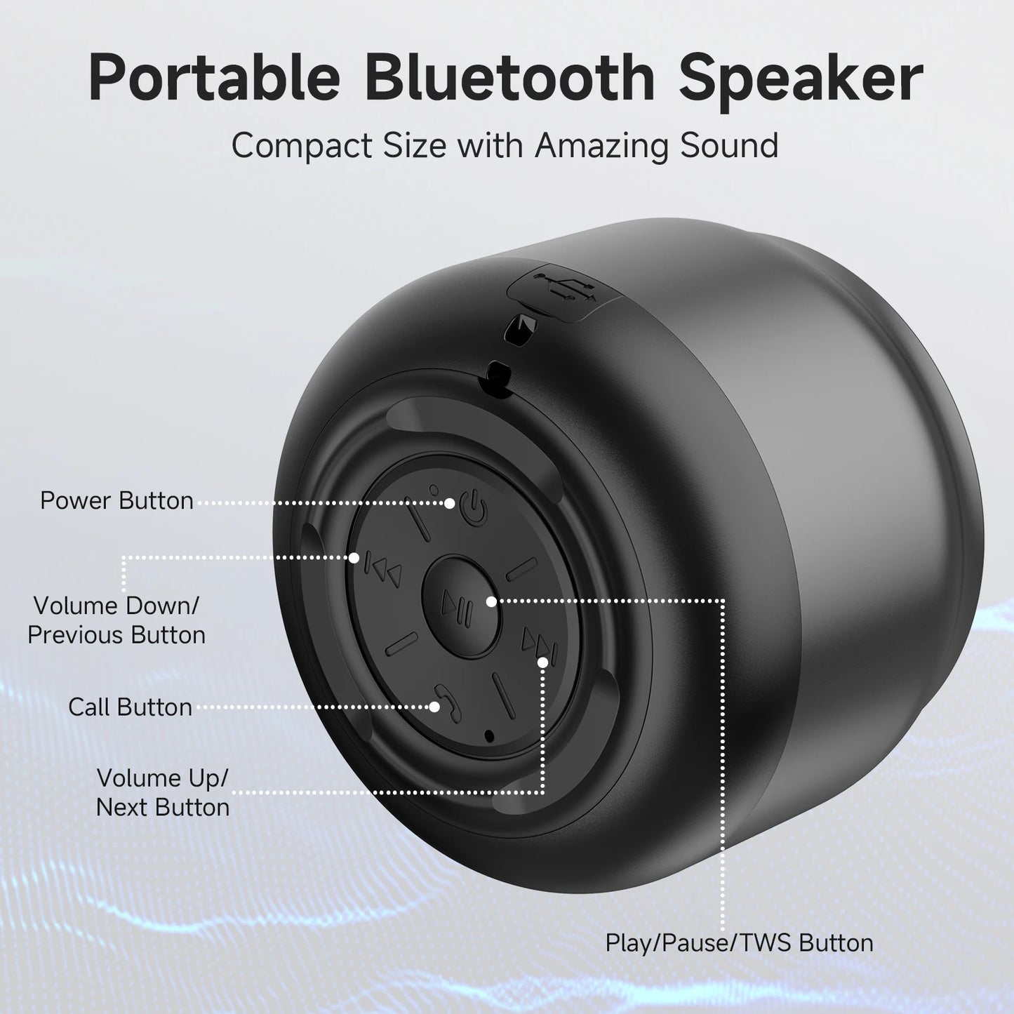 Portable Bluetooth Speaker V5.3