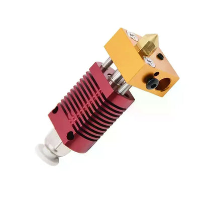 3D Printer Hotend Extruder Kit – Heat Block, Nozzle, Heater Cartridge & Thermistor for FDM Printers