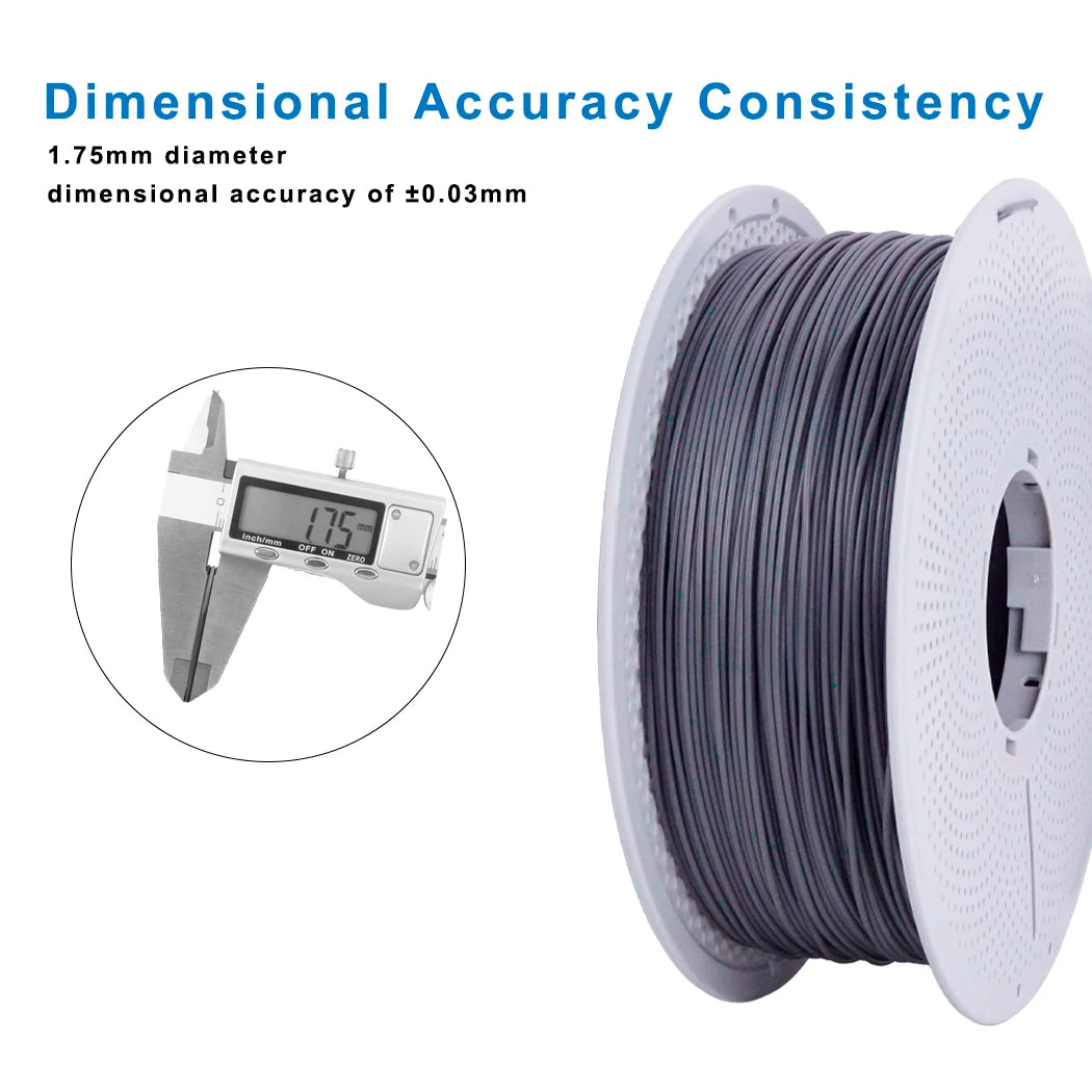 PLA Cement Color Filament 1.75mm – 1kg AMS Compatible High-Speed Tangle-Free Spool