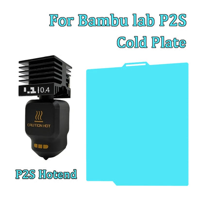 Bambu Lab P2S Build Plate – Double-Sided 257x257mm Heated Bed Print Surface
