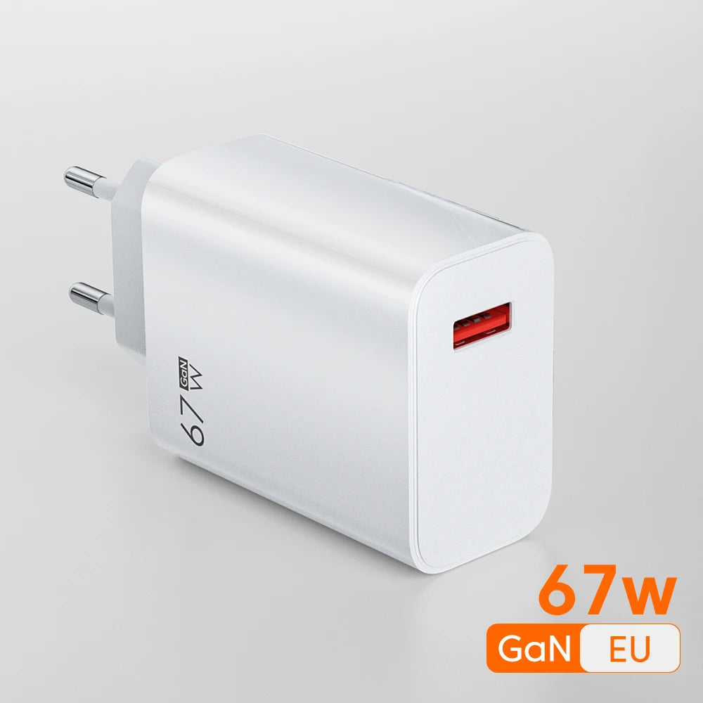 67W GaN Fast Wall Charger