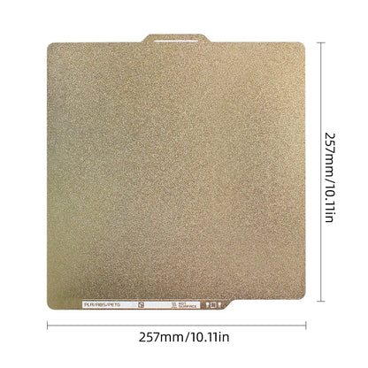 Bambu Lab X1 / P1P / P1S Build Plate – Double-Sided Textured PEI Spring Steel Sheet 257x257mm