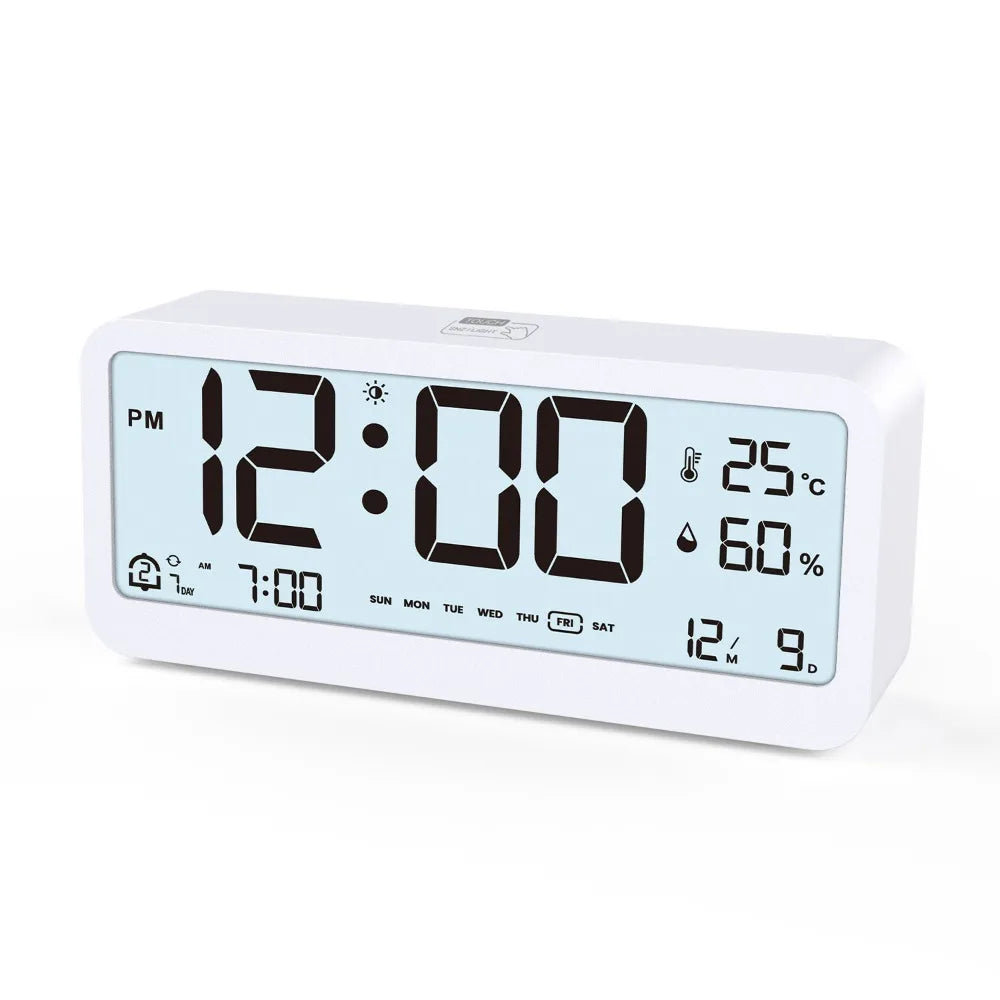 LED Smart Alarm Clock with Temperature Display
