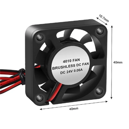 4010 Blower & Axial Cooling Fan – 24V / 12V Replacement Fan for 3D Printers