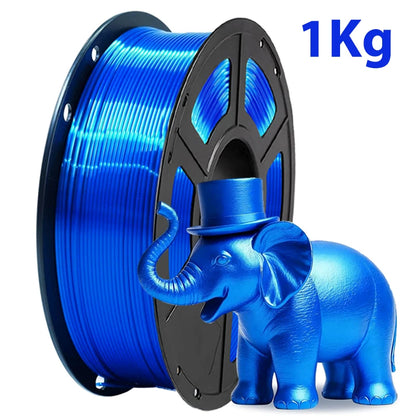 Silk PLA Filament – 1.75mm Shiny Metallic Finish 3D Printer Filament