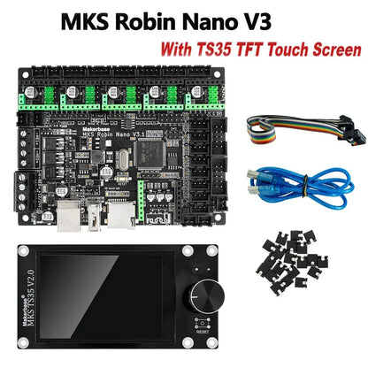 Makerbase MKS Robin Nano V3.1 – 32-Bit Motherboard with Marlin 2.0 & TFT 3.5" Touch Screen Support