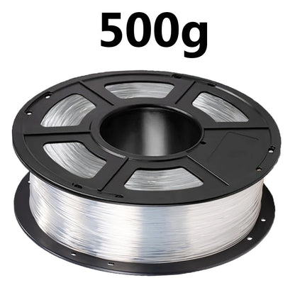 TPU Flexible Filament 1.75mm – 250g / 500g / 1kg Transparent Blue & Clear for FDM 3D Printers