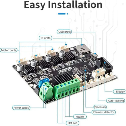Creality Ender 3 Silent Mainboard Kit – 32-Bit V4.2.7 TMC2225 STM32 Upgrade Motherboard
