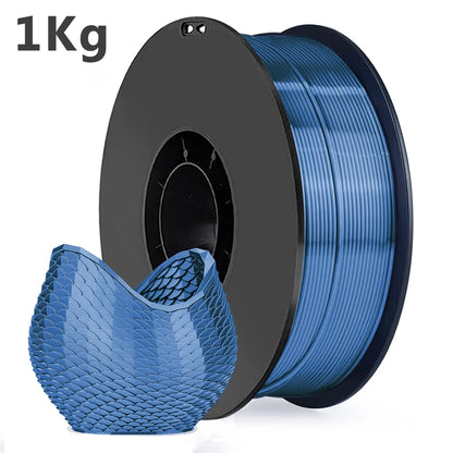 Silk PLA Filament – 1.75mm Shiny Metallic Finish 3D Printer Filament