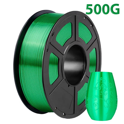 Silk PLA Filament – 1.75mm Shiny Metallic Finish 3D Printer Filament