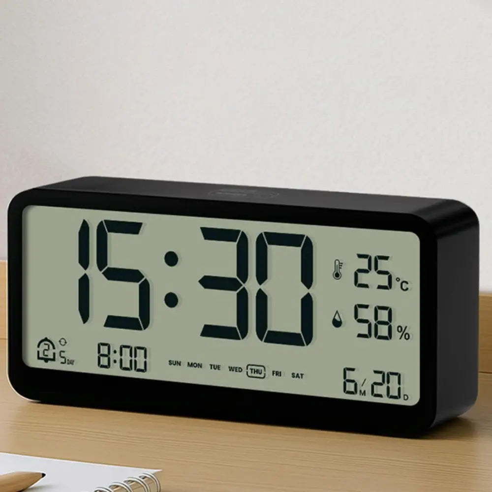 LED Smart Alarm Clock with Temperature Display