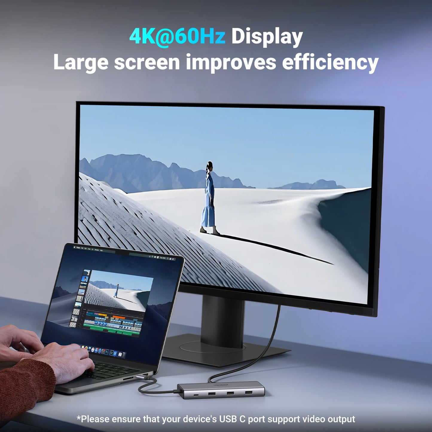 UGREEN 10-in-1 USB-C Hub 4K HDMI RJ45 PD100W