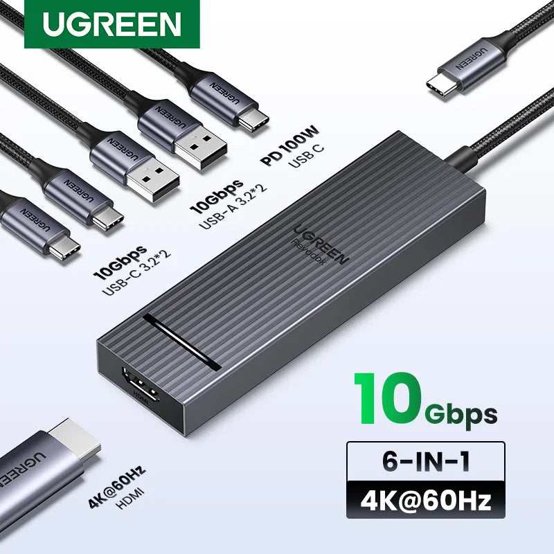 UGREEN USB-C Docking Hub 4K HDMI PD100W