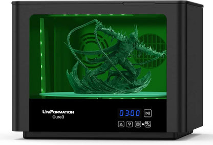 UV Resin Curing Station – 360° Rotating Turntable for Resin Prints