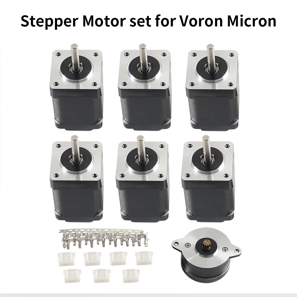 Toaiot Voron Micron Full Motor Kit – High-Torque NEMA14 35mm + NEMA14 36mm Stepper Motors with Cables