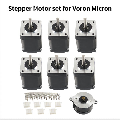 Toaiot Voron Micron Full Motor Kit – High-Torque NEMA14 35mm + NEMA14 36mm Stepper Motors with Cables