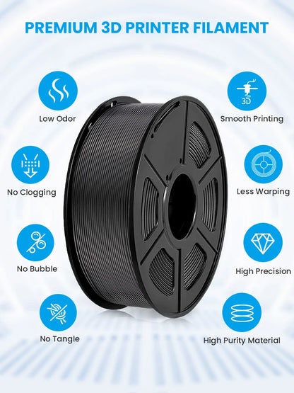 ABS Filament 1.75mm – 1kg Spool for Most FDM 3D Printers