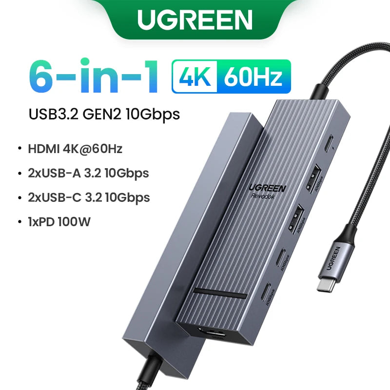 UGREEN USB-C Docking Hub 4K HDMI PD100W