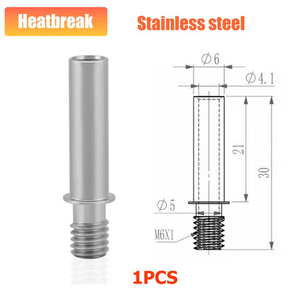 Hotend Kit for Ender 3 Neo / V2 Neo / Max Neo – J-Head Heatbreak, Nozzle Block & 1.5m Heater Thermistor